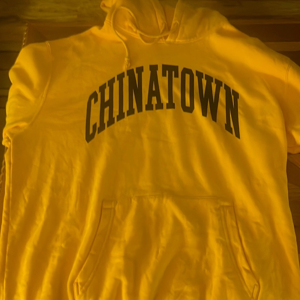 CHINATOWN MARKET MONEY ARC YELLOW HOODIE !!BRAND NEW!!